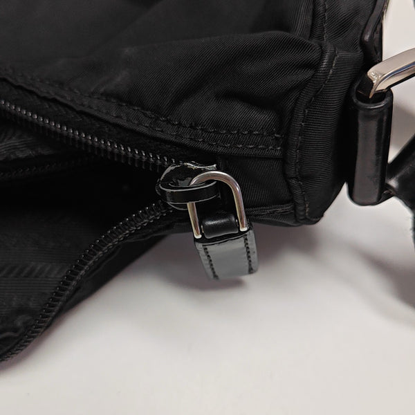 Nylon Crossbody Bag Black