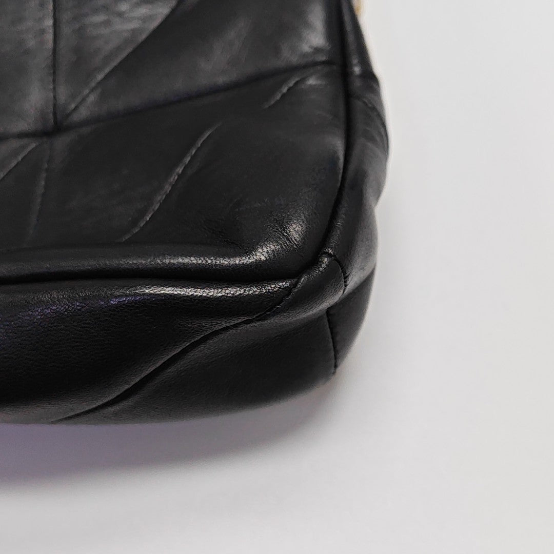JAMIE Lambskin Black
