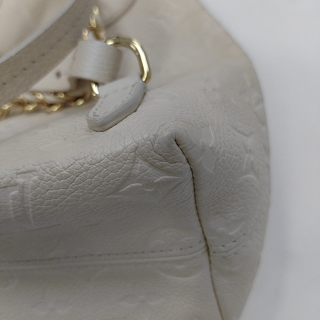 BACKUP Monogram Calfskin White