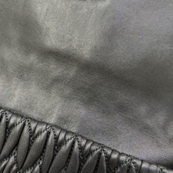 Crystal Quilted Lambskin Black