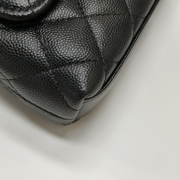 COCO HANDLE Grained Calfskin Black