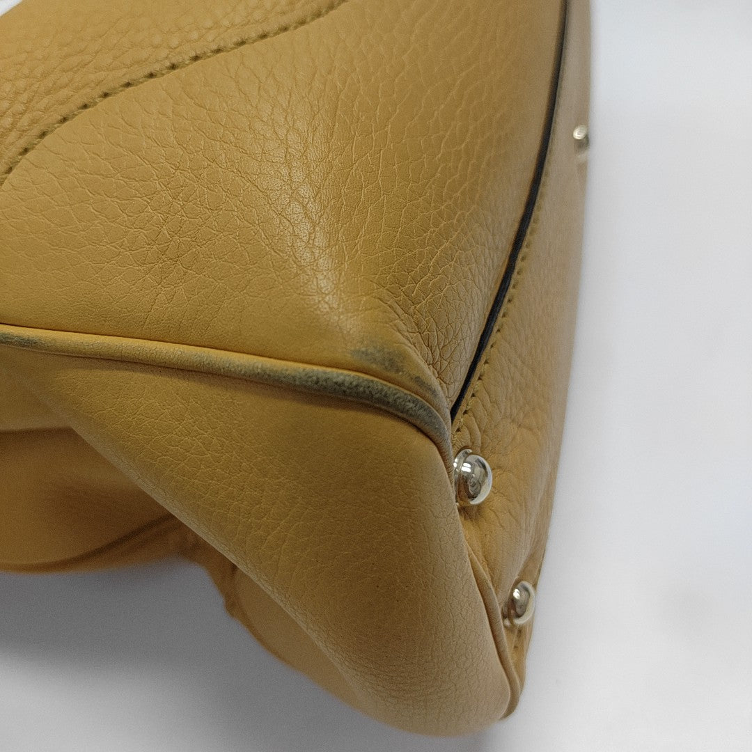 Bamboo 1947 Medium Calfskin Yellow