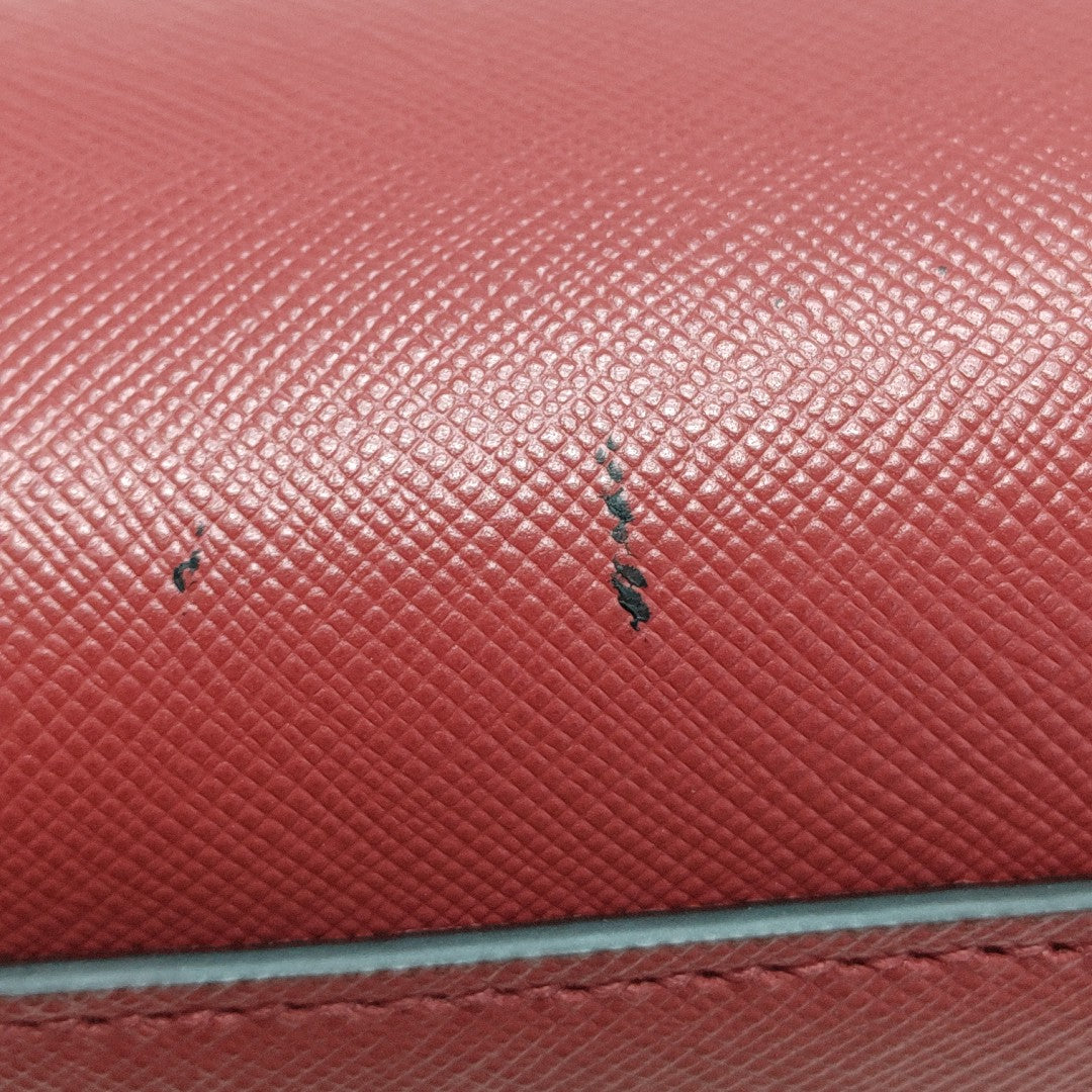 Saffiano Calfskin Tote Bag Red
