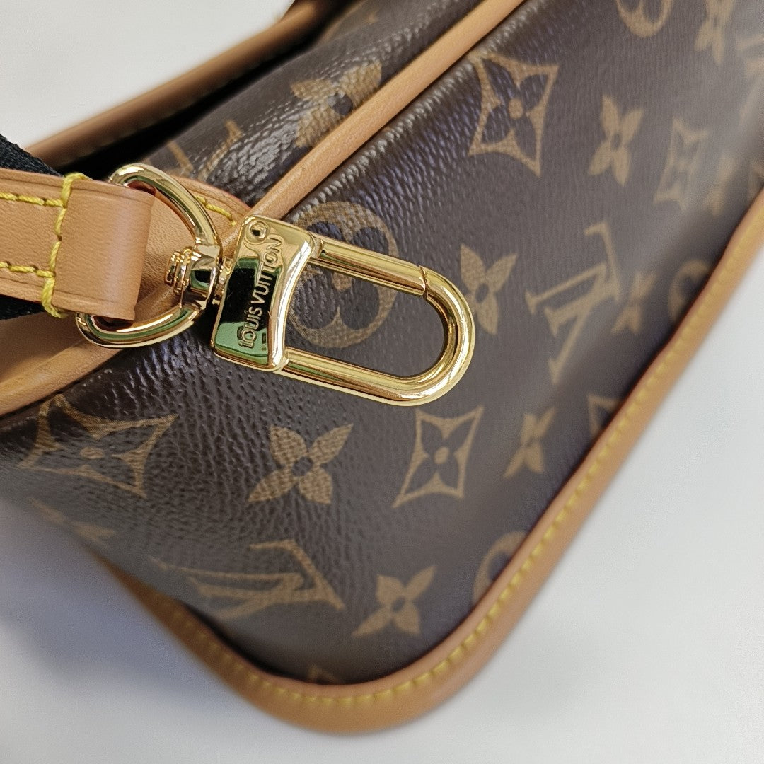 DIANE Monogram Coated Canvas Brown