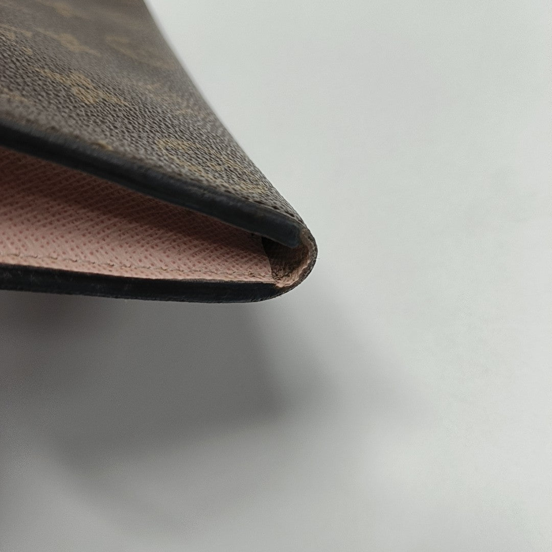 EMILIE Monogram Coated Canvas Brown Wallet