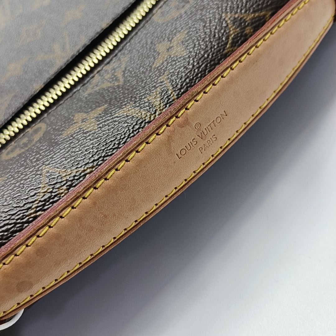 MÉTIS MM Monogram Coated Canvas Brown