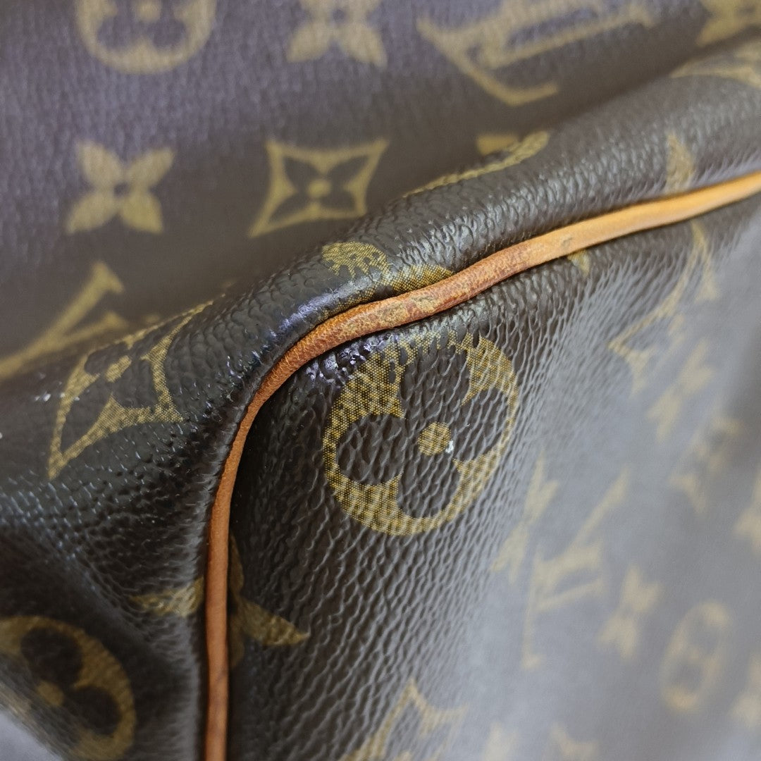 SPEEDY 35 Monogram Coated Canvas Brown