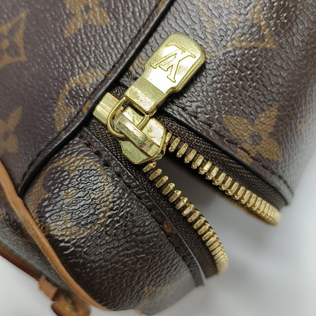 NICE Super Mini Monogram Coated Canvas Brown