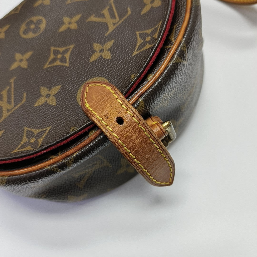 TAMBOURINE Monogram Coated Canvas Brown