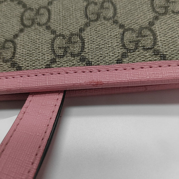 Children’s GG Bucket Monogram Coated Canvas Beige