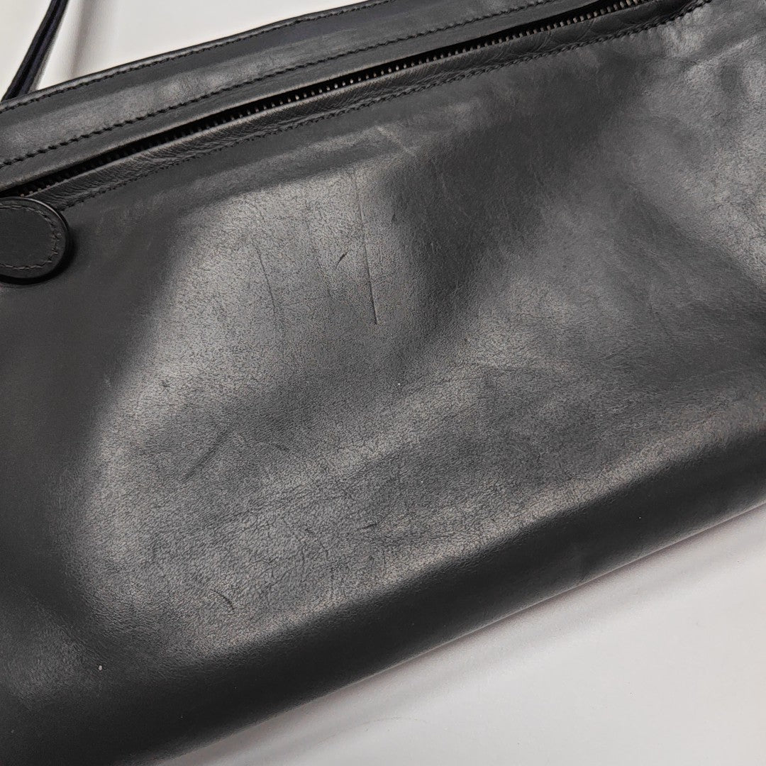 Calfskin Clutch Gray