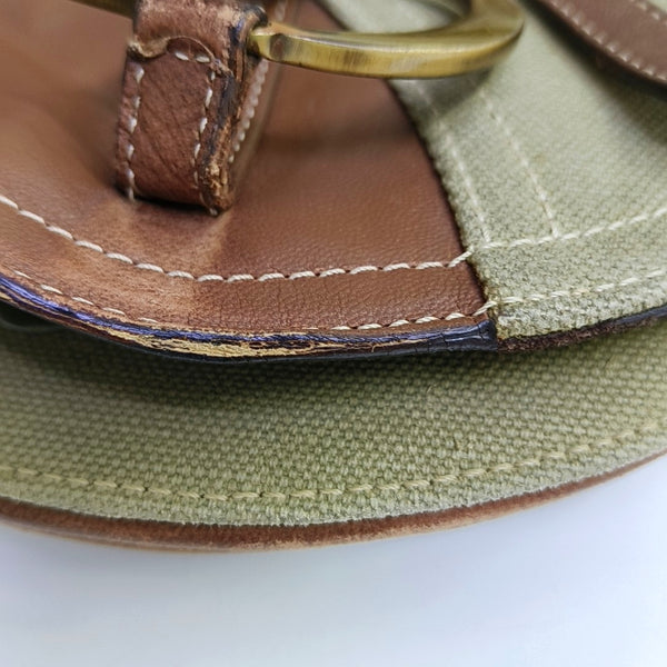 Saddle Canvas Beige