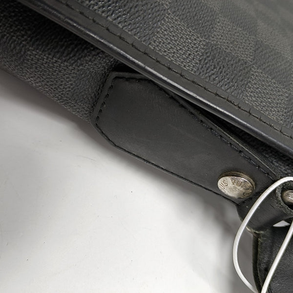 DANIEL Damier Graphite Coated Canvas Gray