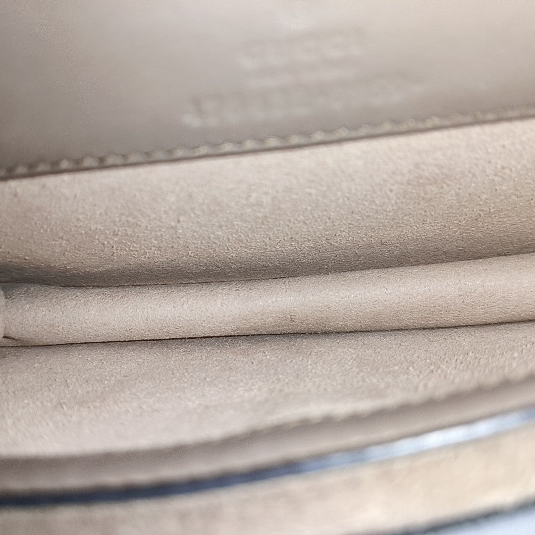 Dionysus Super Mini Monogram Coated Canvas Beige