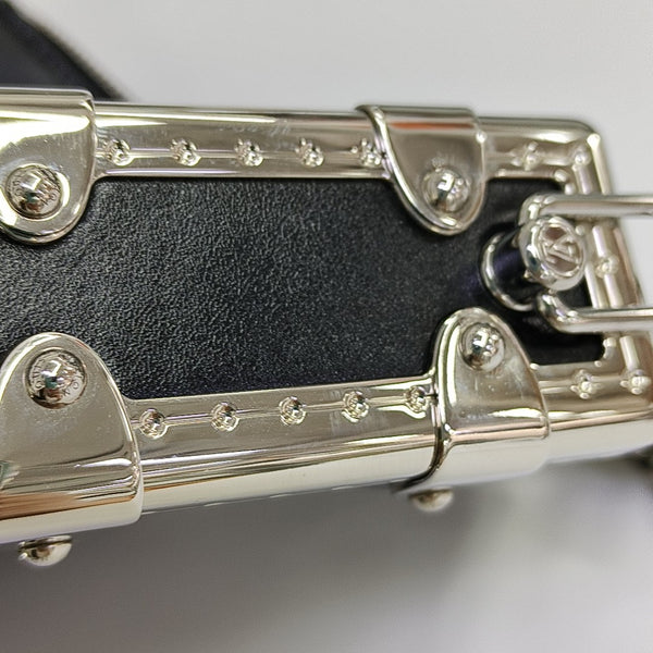 SIDE TRUNK Calfskin Black