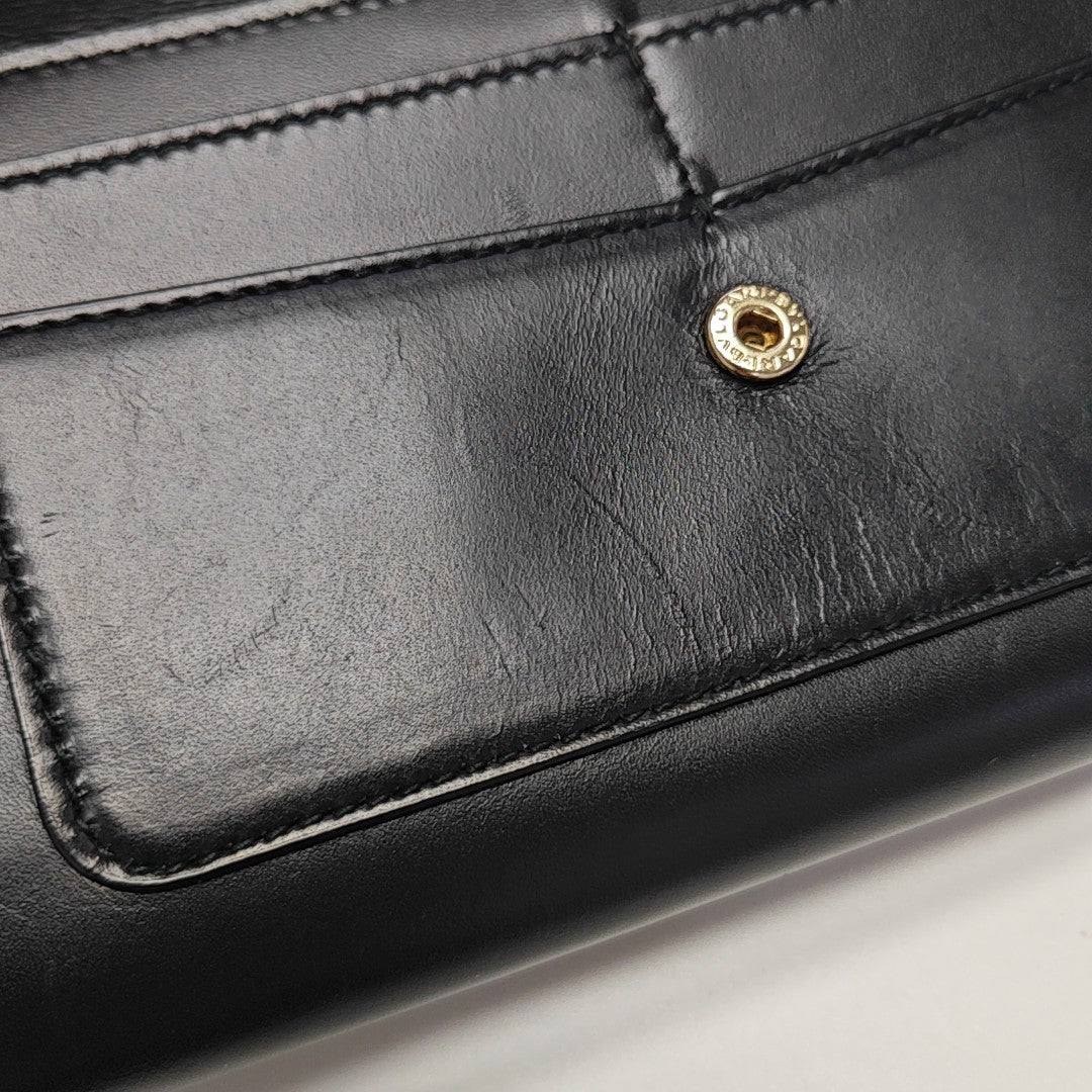 SERPENTI FOREVER Calfskin Black Wallet
