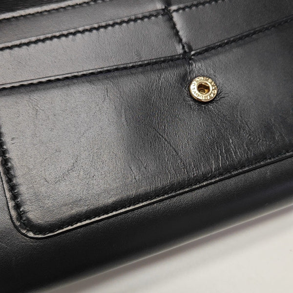 SERPENTI FOREVER Calfskin Black Wallet