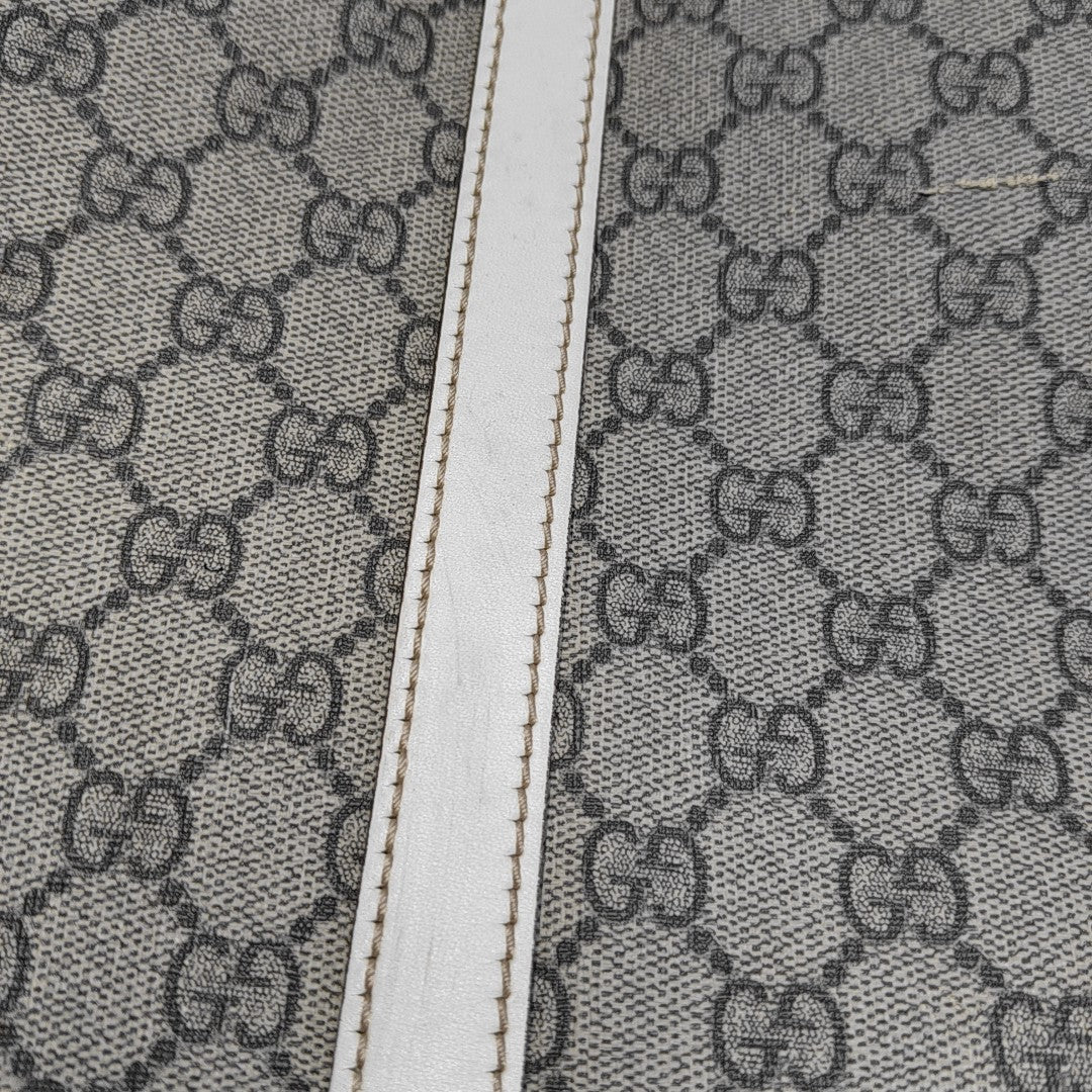 Microguccissima Monogram Coated Canvas Black