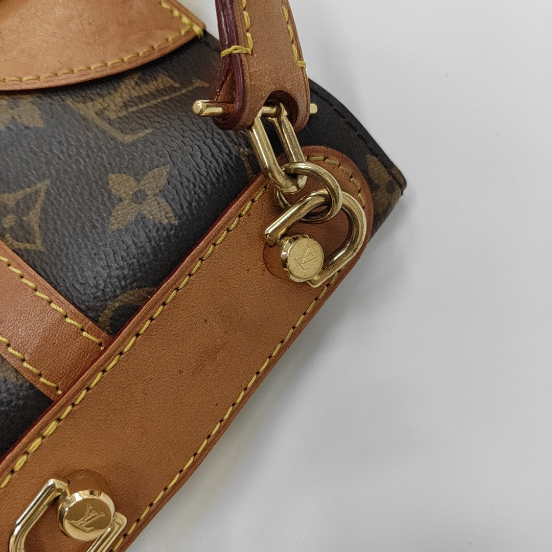 DUFFLE Monogram Coated Canvas Brown