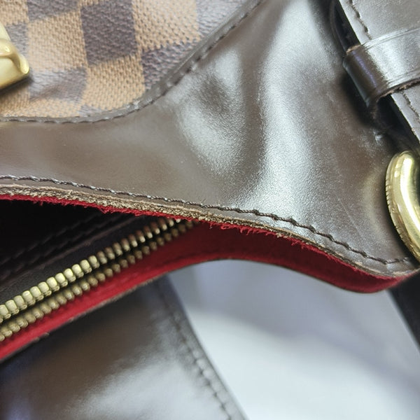 SISTINA GM Damier Ebene Coated Canvas Brown