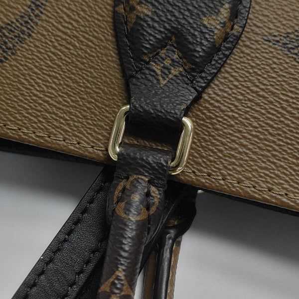 ONTHEGO GM Monogram Coated Canvas Brown