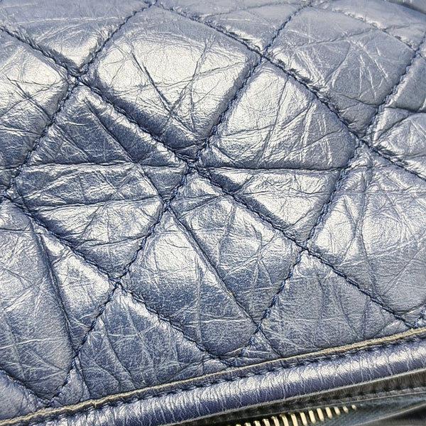GABRIELLE Small Quilted Calfskin Blue