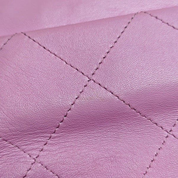 Quilted Lambskin Shoulder Bag Small Pink