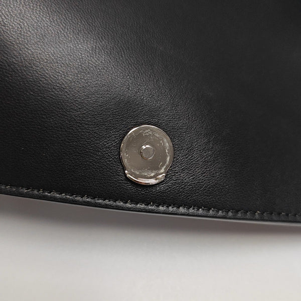 Calfskin Shoulder Bag Black