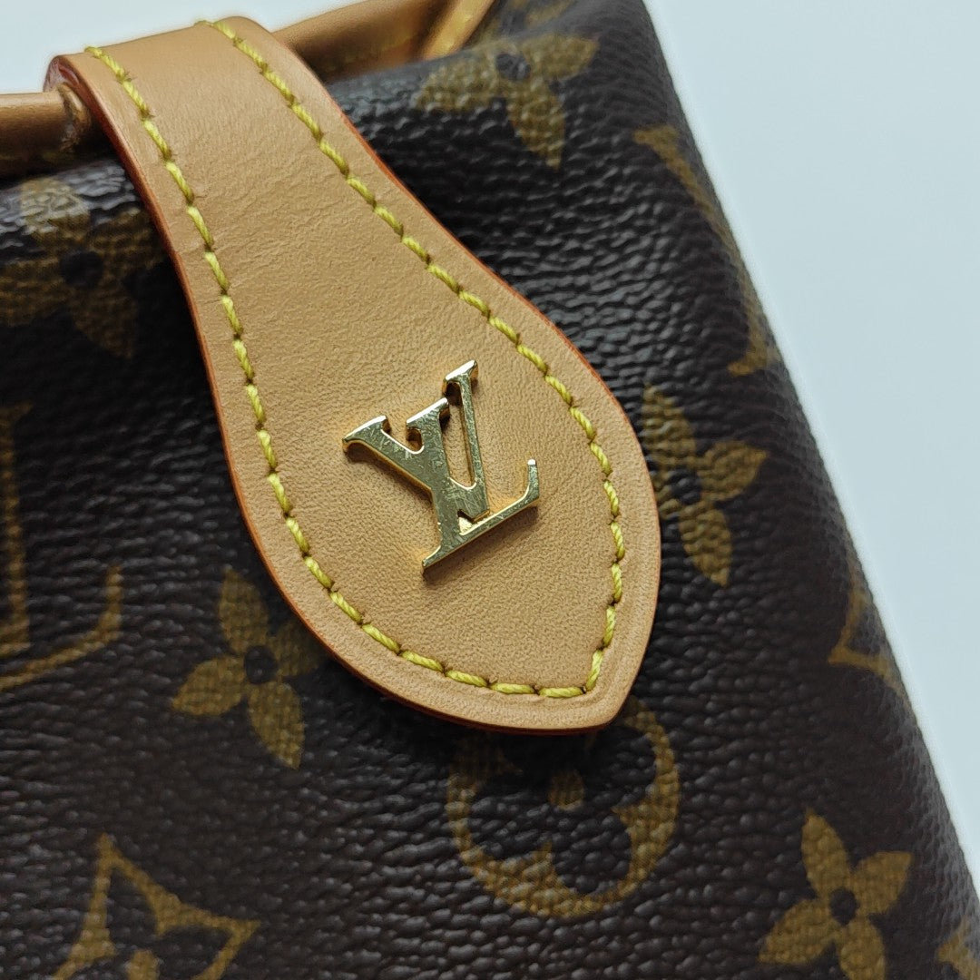 FOLD ME Monogram Coated Canvas Brown