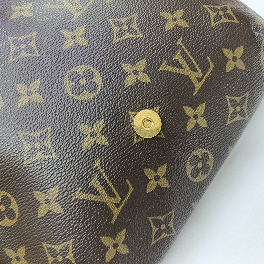MUSETTE TANGO Monogram Coated Canvas Brown