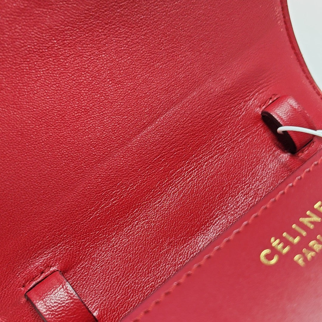 CLASSIC BOX Mini Calfskin Red
