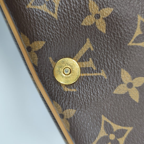DIANE Monogram Coated Canvas Brown