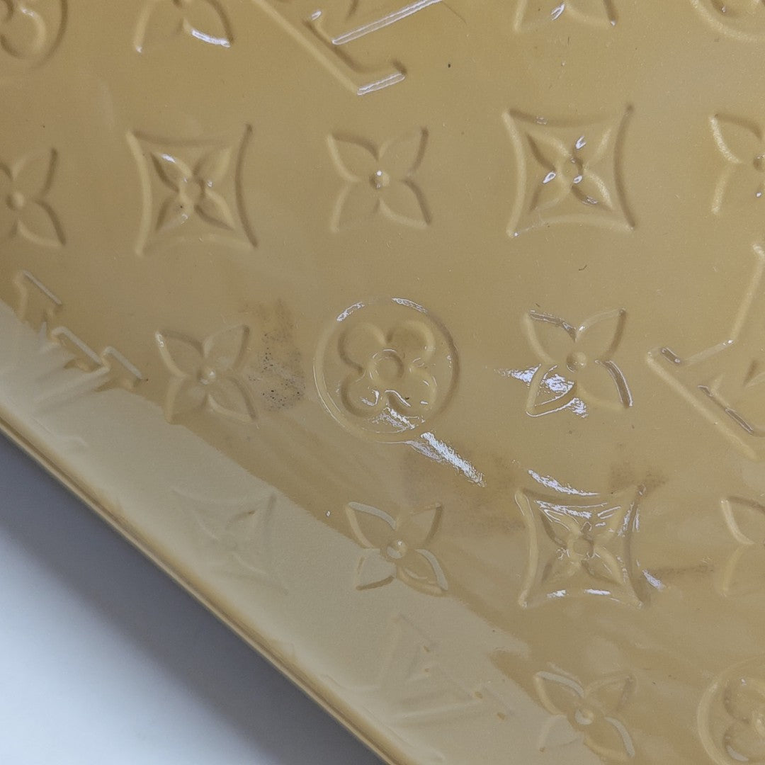 BREA MM Monogram Patent Leather Yellow