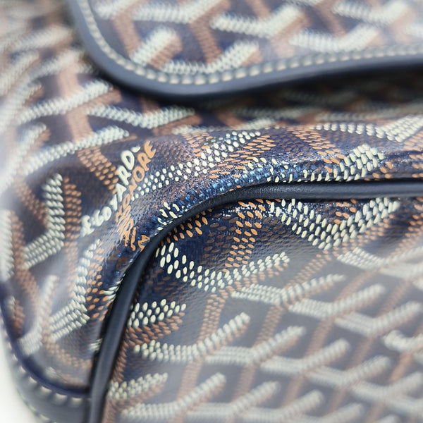 Capétien MM Coated Canvas Blue