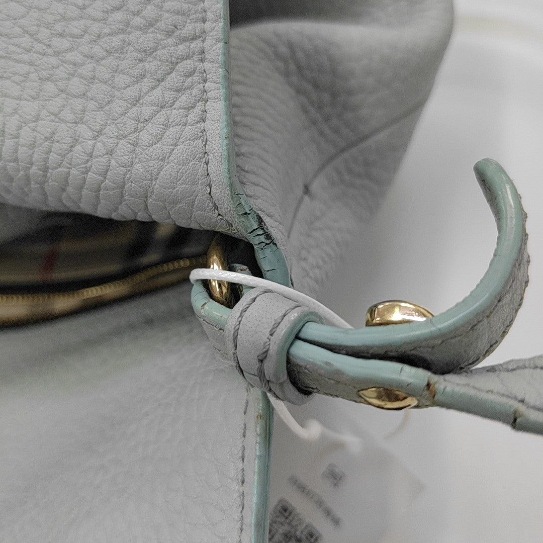 Calfskin Shoulder Bag Blue