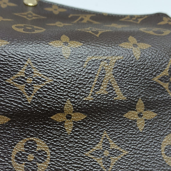 FÉLICIE Monogram Lona Revestida Marrón