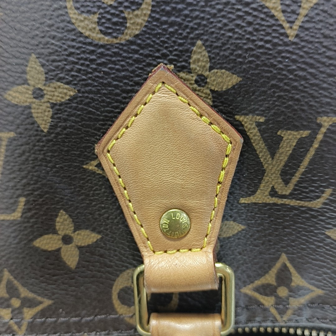 SPEEDY 25 Monogram Coated Canvas Brown