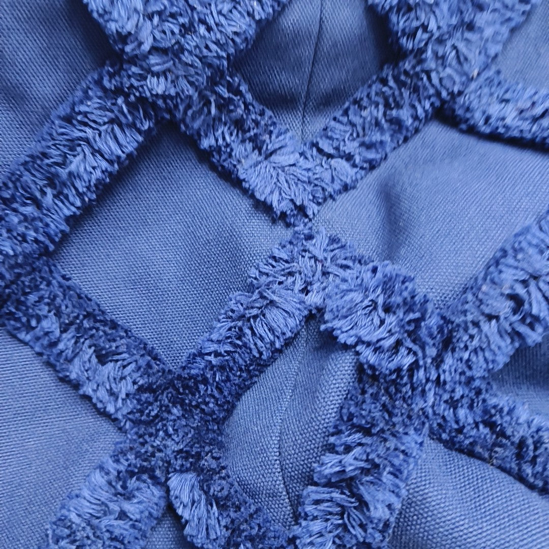 Quilted Canvas Blue
