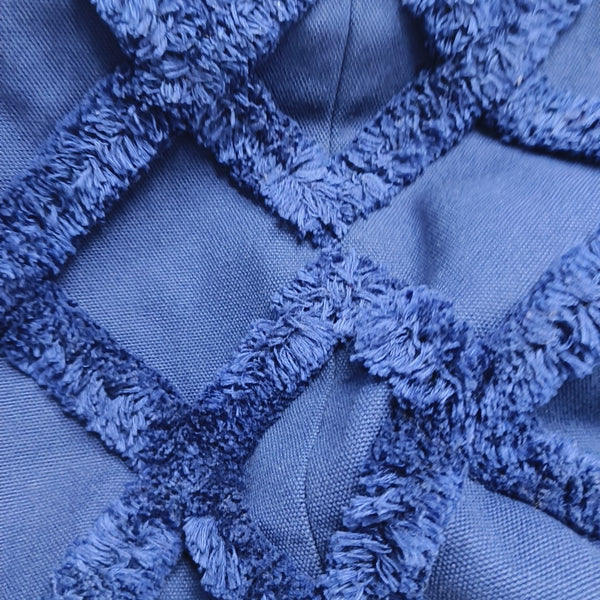 Quilted Canvas Blue