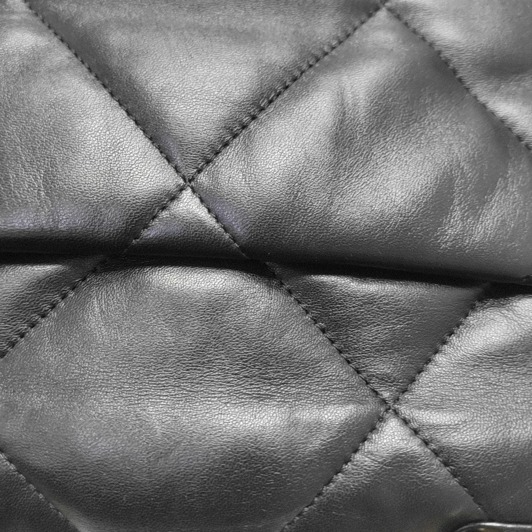 CHANEL 19 Small Quilted Lambskin Black