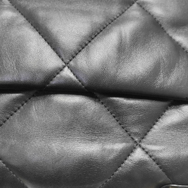 CHANEL 19 Small Quilted Lambskin Black