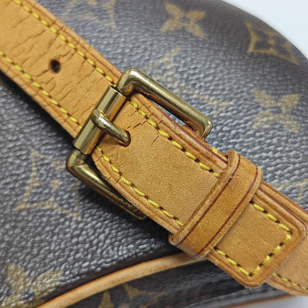 CROISSANT PM Monogram Coated Canvas Brown