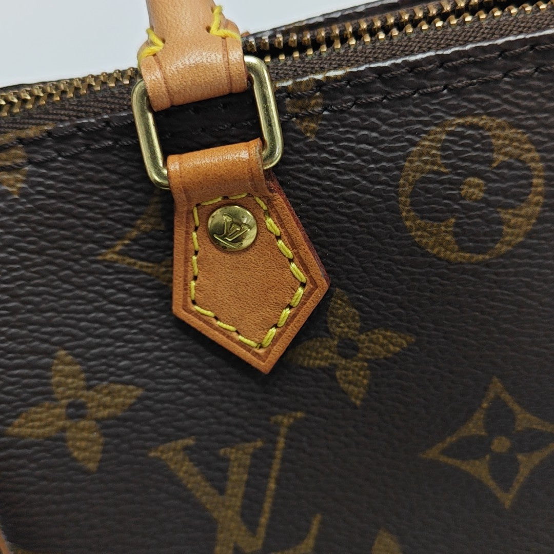 SPEEDY Nano Monogram Coated Canvas Brown