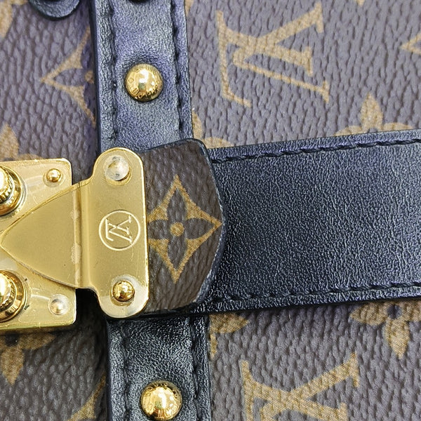 TRUNK Monogram Coated Canvas Brown