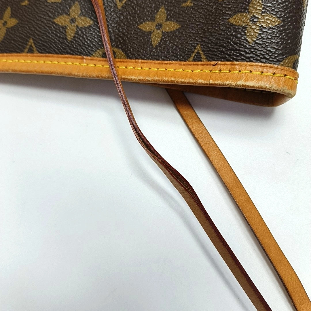 Authenticated pre-owned  NEVERFULL GM Monogram Coated Canvas Brown - Tote Bag at Looply