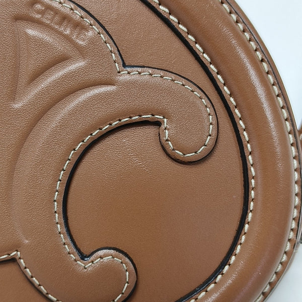 TRIOMPHE Small Calfskin Brown
