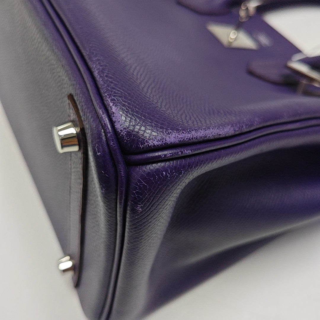 Birkin 30 Epsom Purple