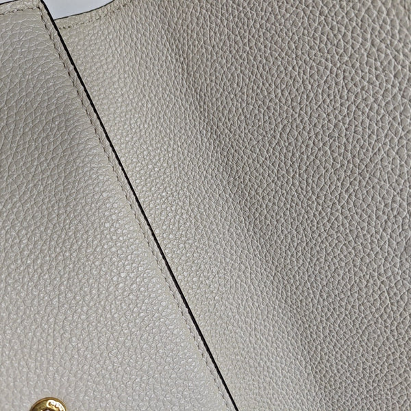 Calfskin Clutch Beige
