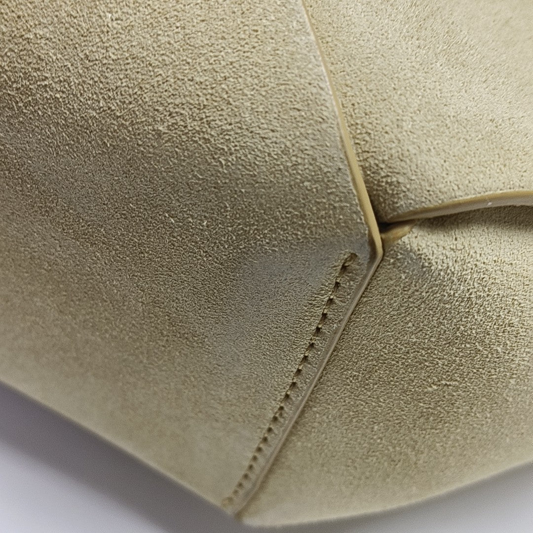 Suede Tote Bag Beige