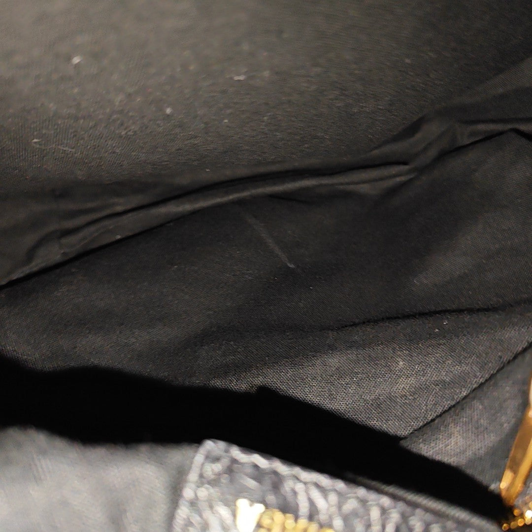 Calfskin Shoulder Bag Black